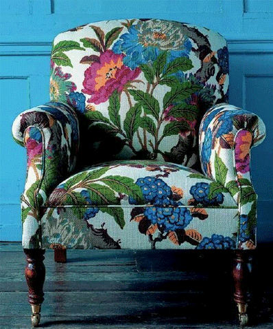 Upholstered armchair